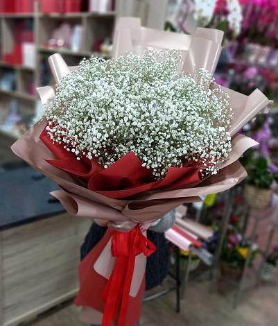 Букет цветов из: Гипсофила в Мигулинской